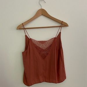 Silky Kimchi Blue crop cami